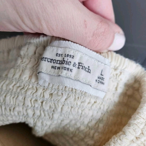 Abercrombie & Fitch Strapless White Lace Dress - Picture 2 of 2